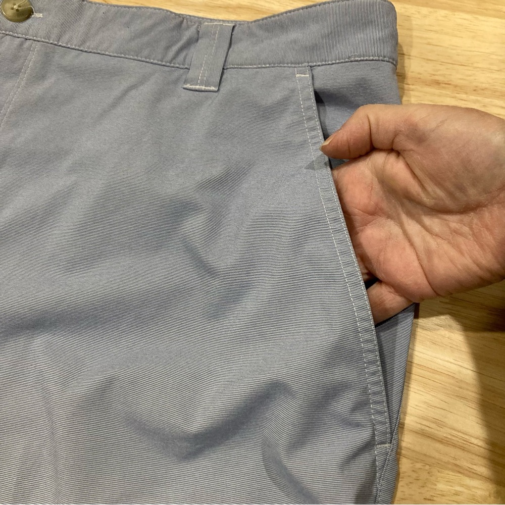 Columbia PFG Men's Light Blue Flat Front Performance Fishing Gear Shorts Size 42 - Picture 8 of 11